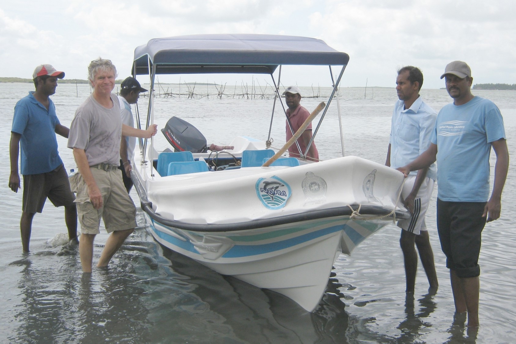 The Mini-Mooring was hand-deployed from a small NARA vessel